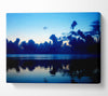 Blue Ocean Skies At Daybreak Canvas Wall Art