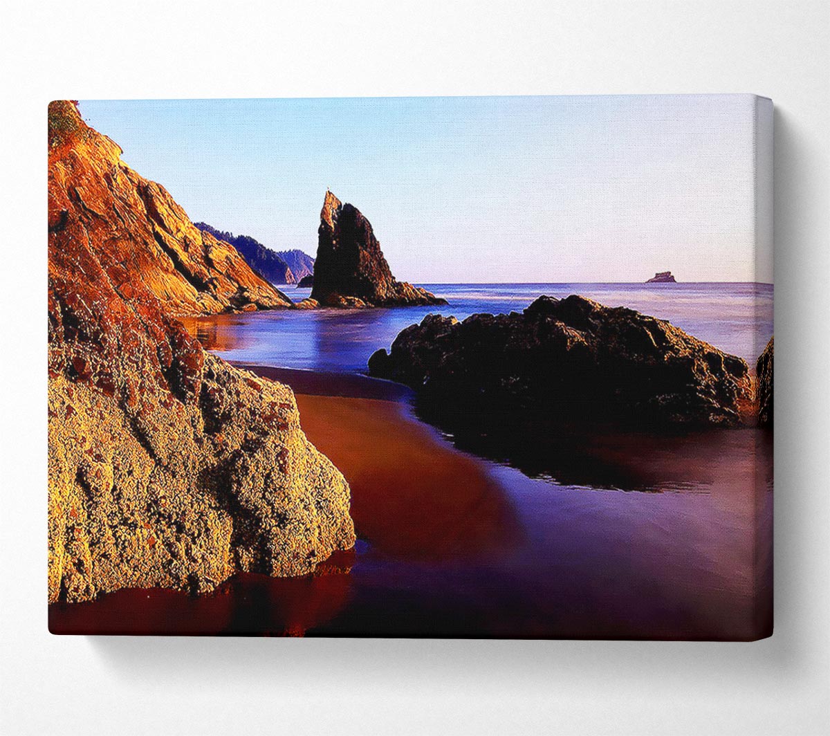 Ocean Rocks Canvas Wall Art