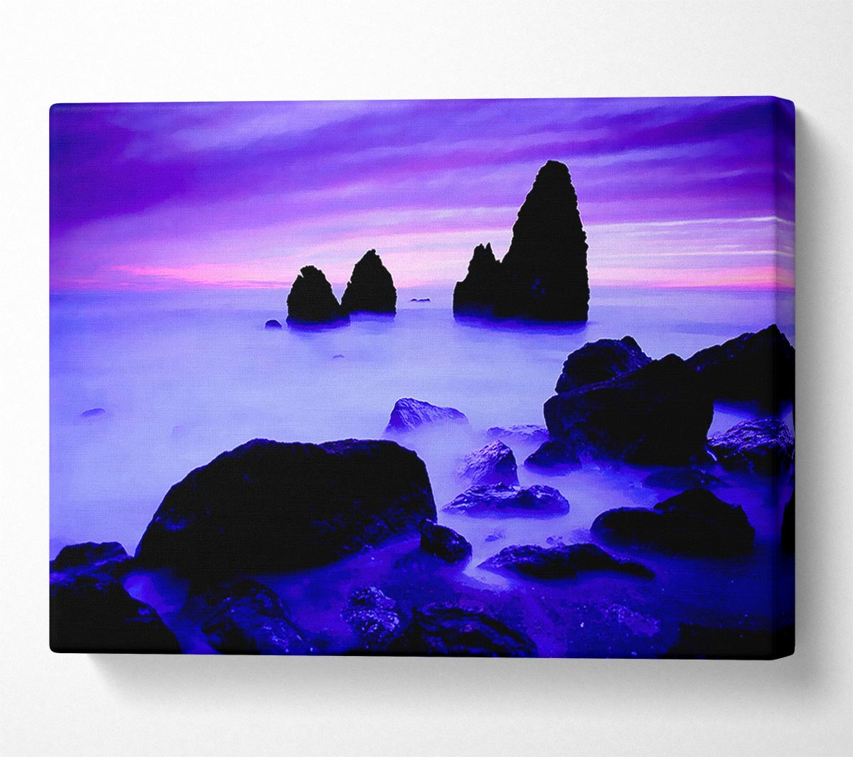 Lilac Ocean Mist Canvas Wall Art