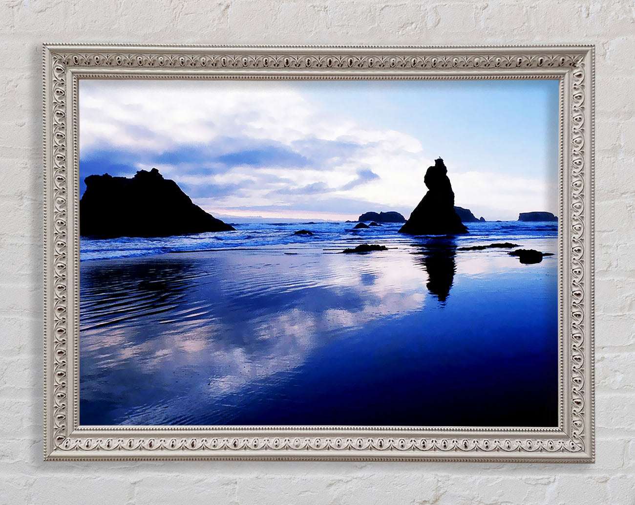 Blue Calm Framed Wall Art