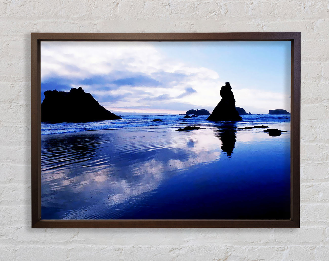 Blue Calm Framed Wall Art
