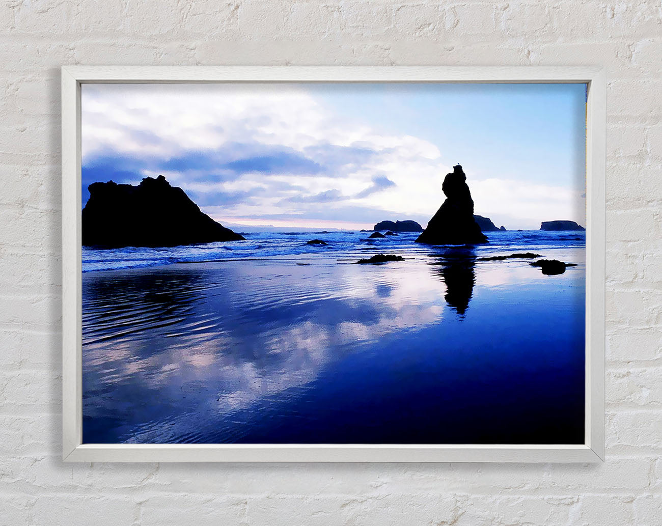 Blue Calm Framed Wall Art