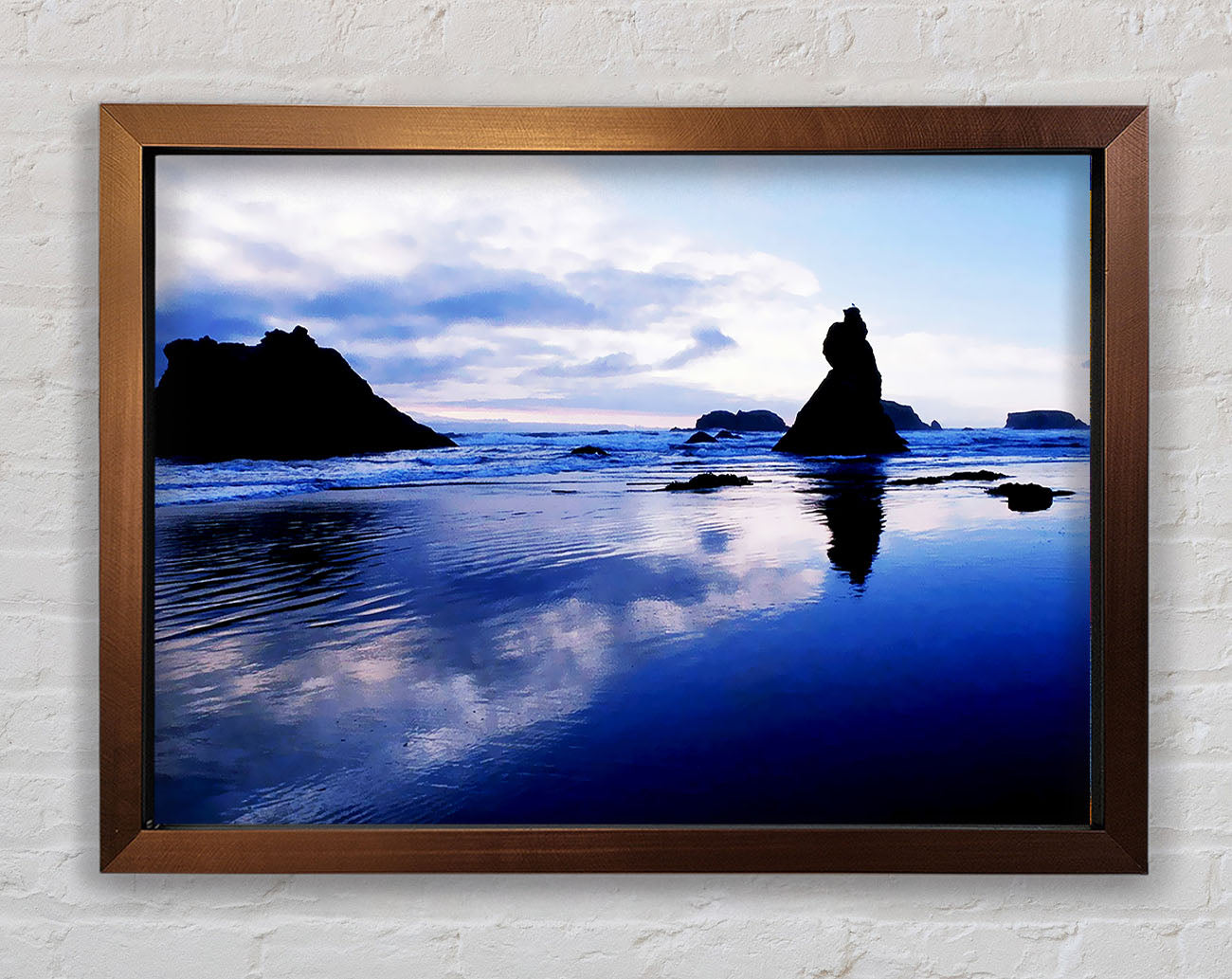 Blue Calm Framed Wall Art