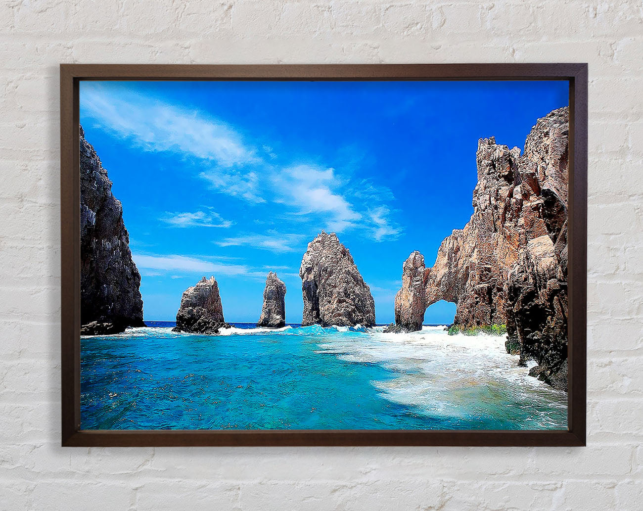 Ancient Rocks Of Time Framed Wall Art