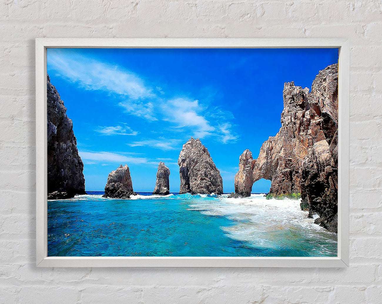 Ancient Rocks Of Time Framed Wall Art
