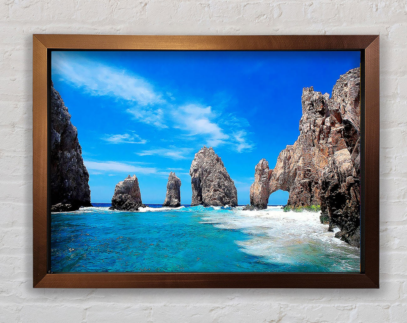 Ancient Rocks Of Time Framed Wall Art