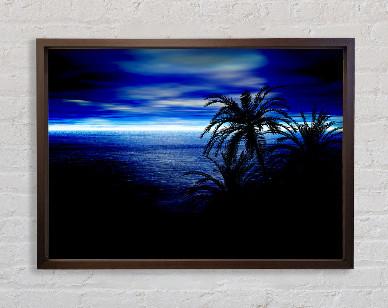 Blue Horizon Nights Framed Wall Art