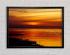Calming Lake Sunset Framed Wall Art