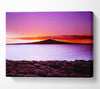 First Light Over The Ocean Rocks Canvas Wall Art