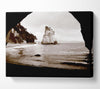 Oceans Gateway Chocolate Canvas Wall Art