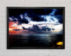 Blue Ocean Shoreline Framed Wall Art