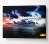 Blue Ocean Shoreline Canvas Wall Art