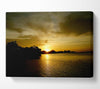 Yellow Sun Reflections Canvas Wall Art