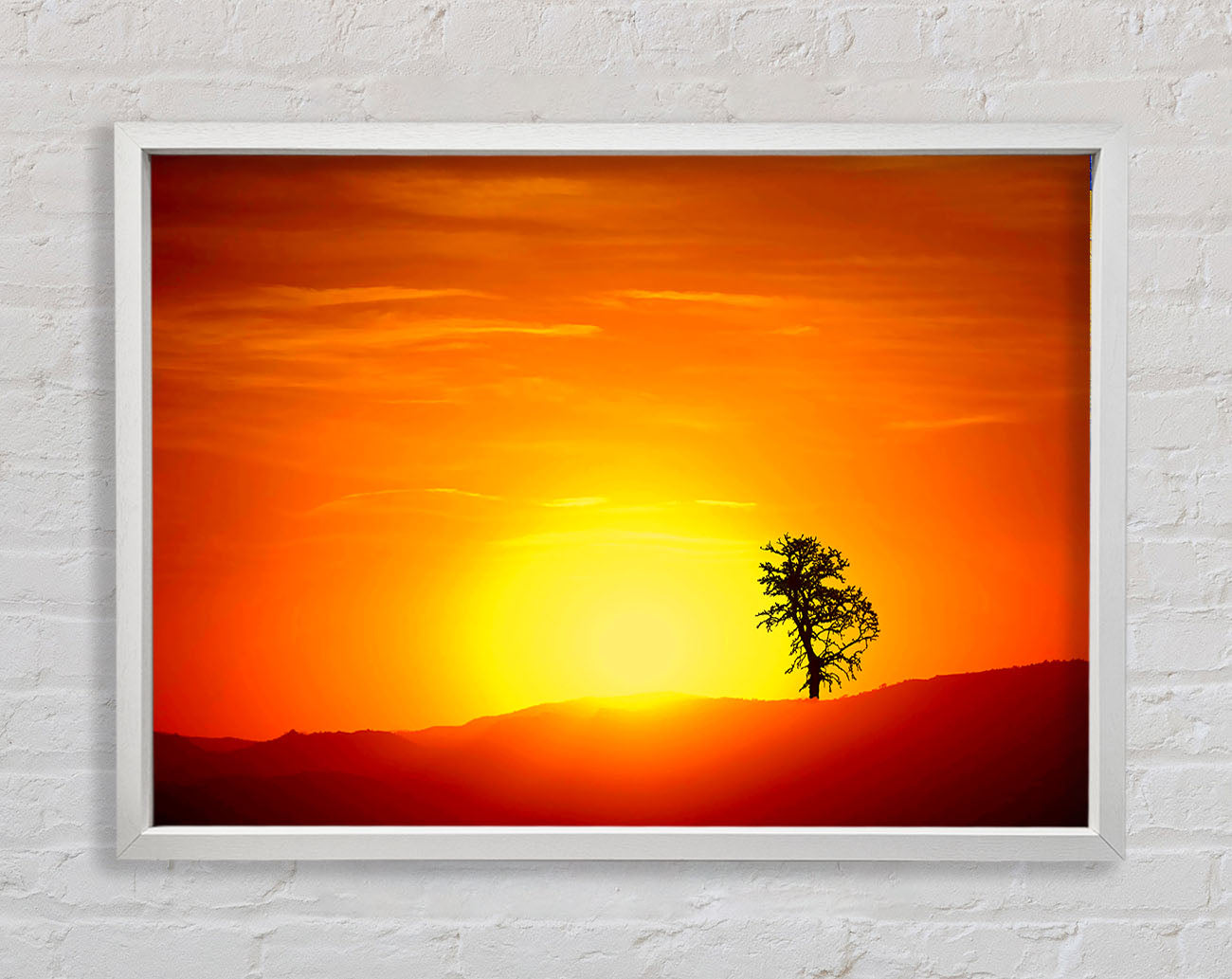 As The Sun Sets Framed Wall Art
