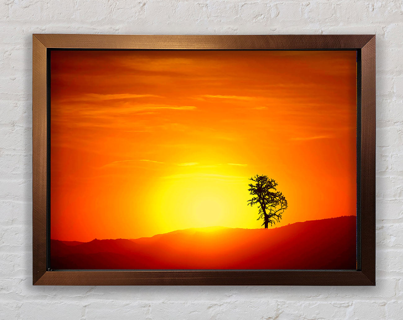 As The Sun Sets Framed Wall Art
