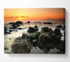 Sea Shore Sunset Canvas Wall Art
