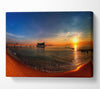 Sunrise Ocean View Pier Canvas Wall Art