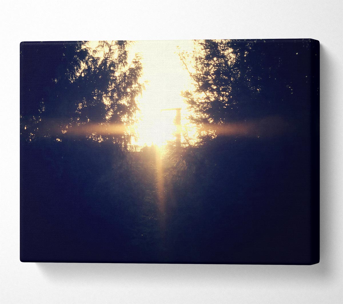 Sun Blaze Canvas Wall Art