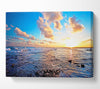Clouds In The Sunset Sky Canvas Wall Art
