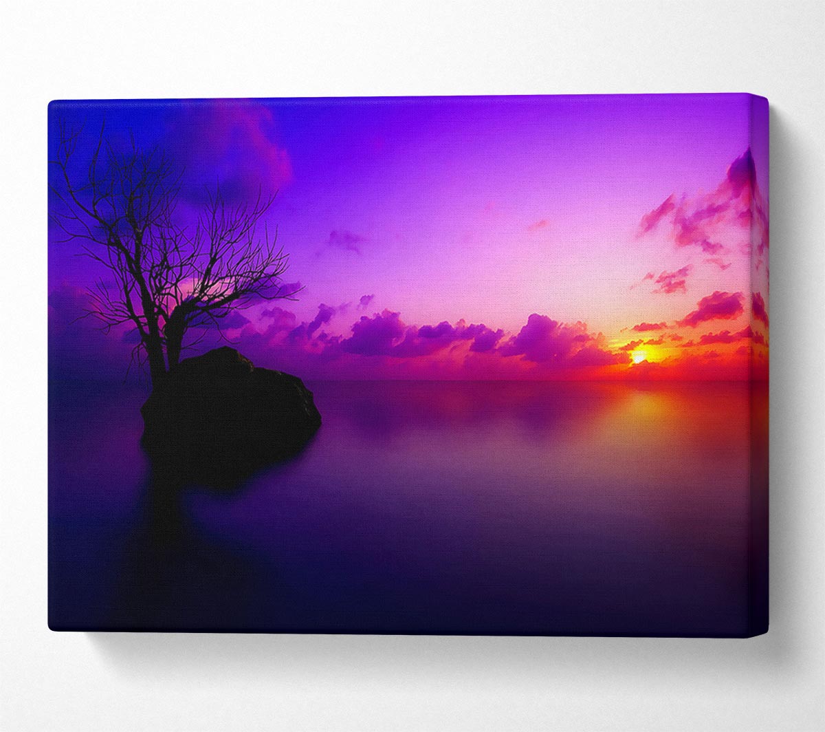 Sun Set Maldives Canvas Wall Art