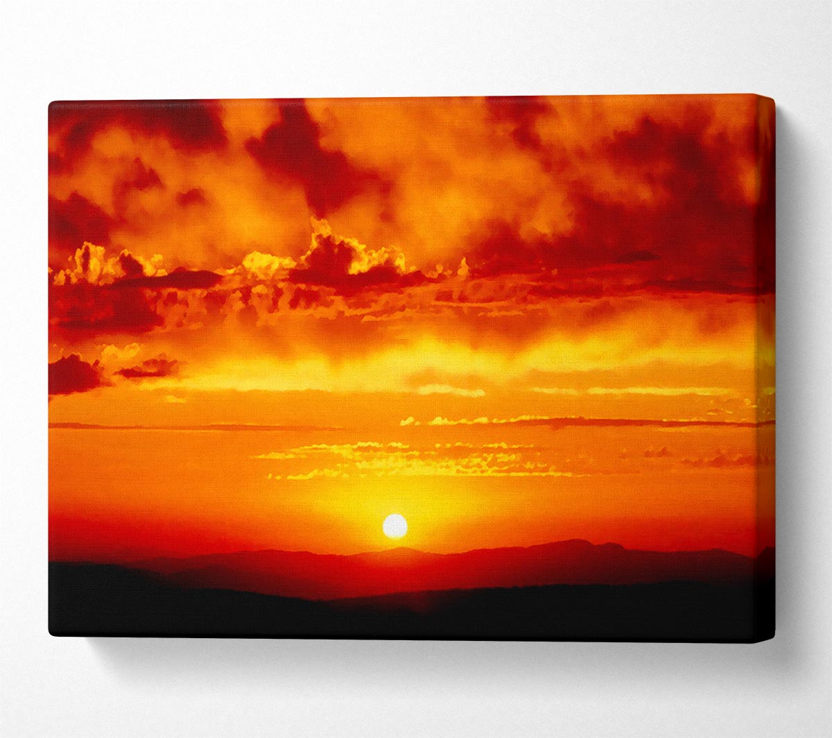The Morning Sun At Daybreak Canvas Wall Art