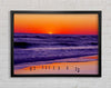 As The Sun Sets Over The Ocean Framed Wall Art