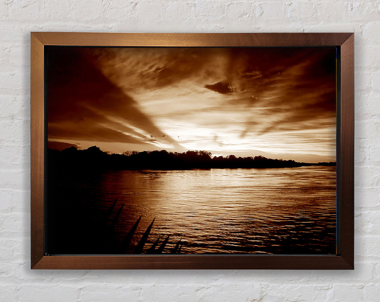Coco Mountain Lake Framed Wall Art