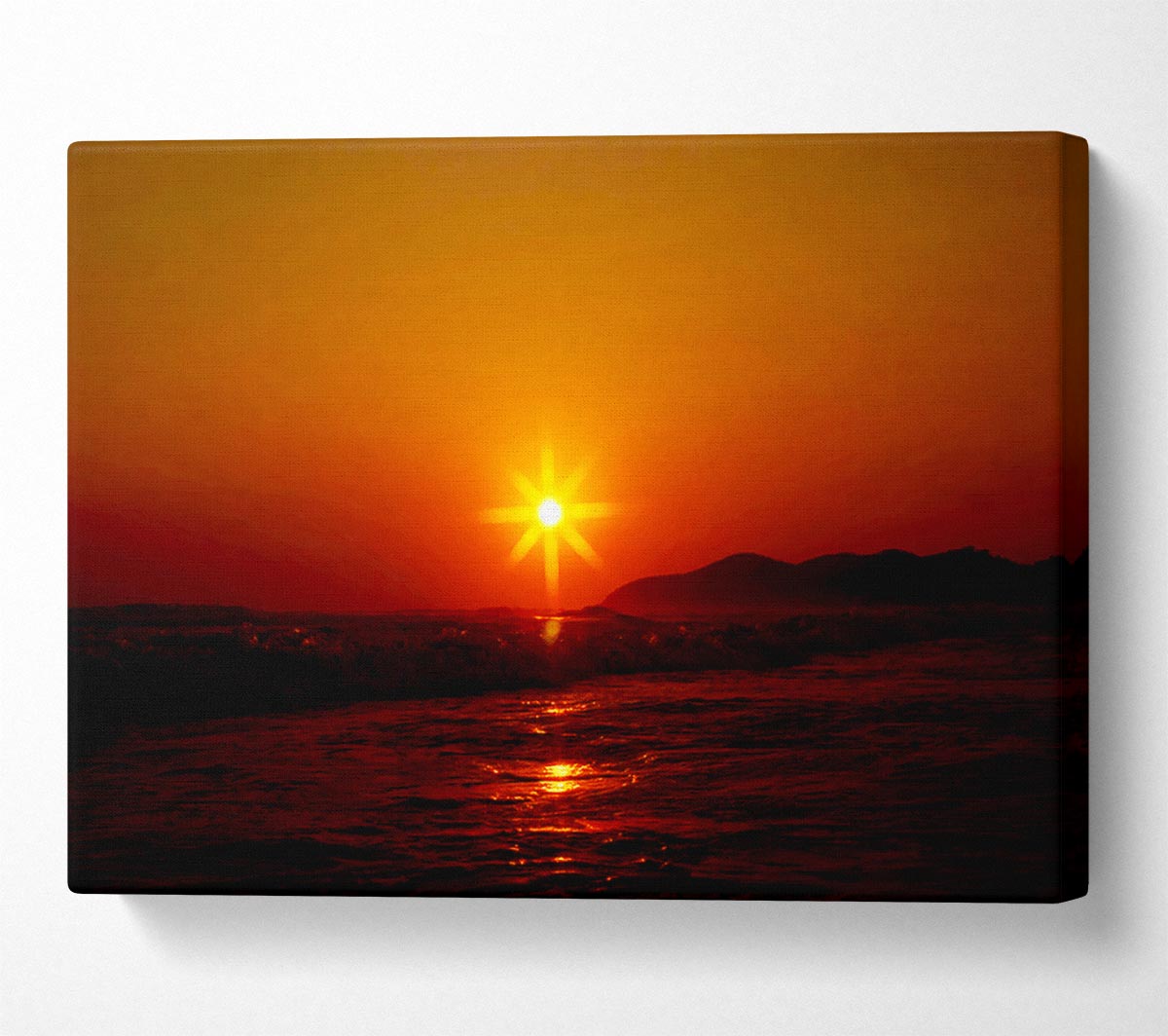 Sunstar Canvas Wall Art