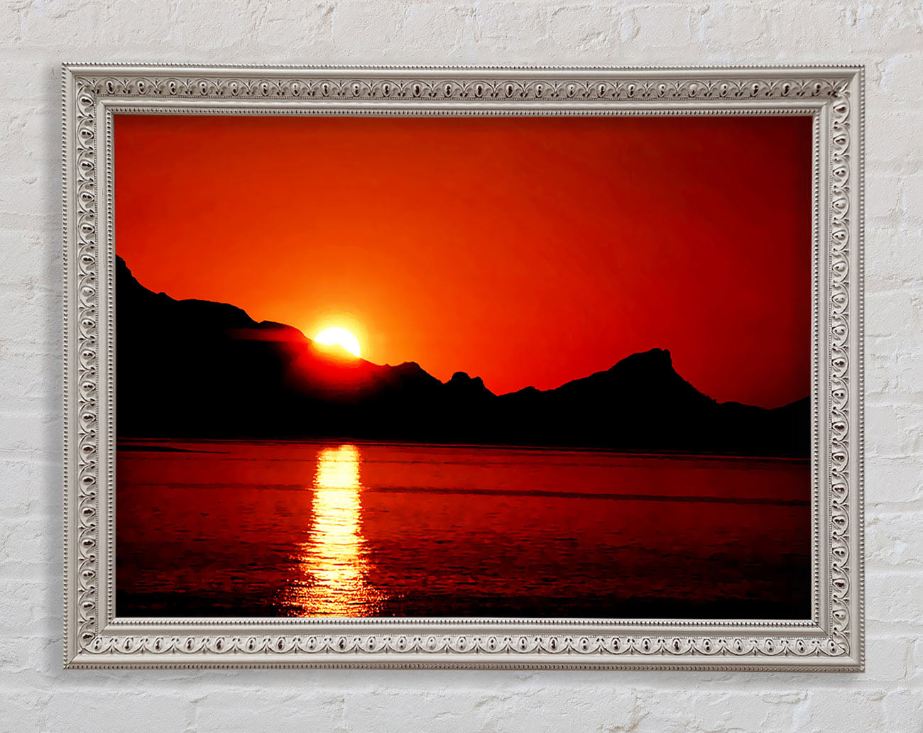 Coastal Sundown Framed Wall Art