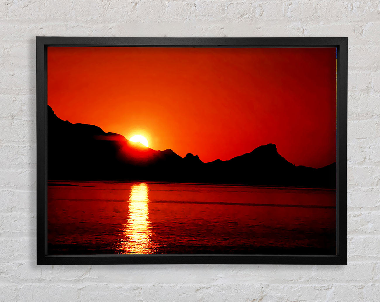 Coastal Sundown Framed Wall Art