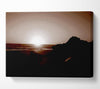 Chocolate Sunrays Canvas Wall Art