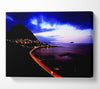 The Road Past The Ocean Canvas Wall Art