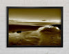 Calming Olive Ocean Framed Wall Art