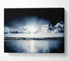 Blue Ocean Sunrise Canvas Wall Art