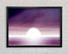 Abstact Sun Lilac Framed Wall Art