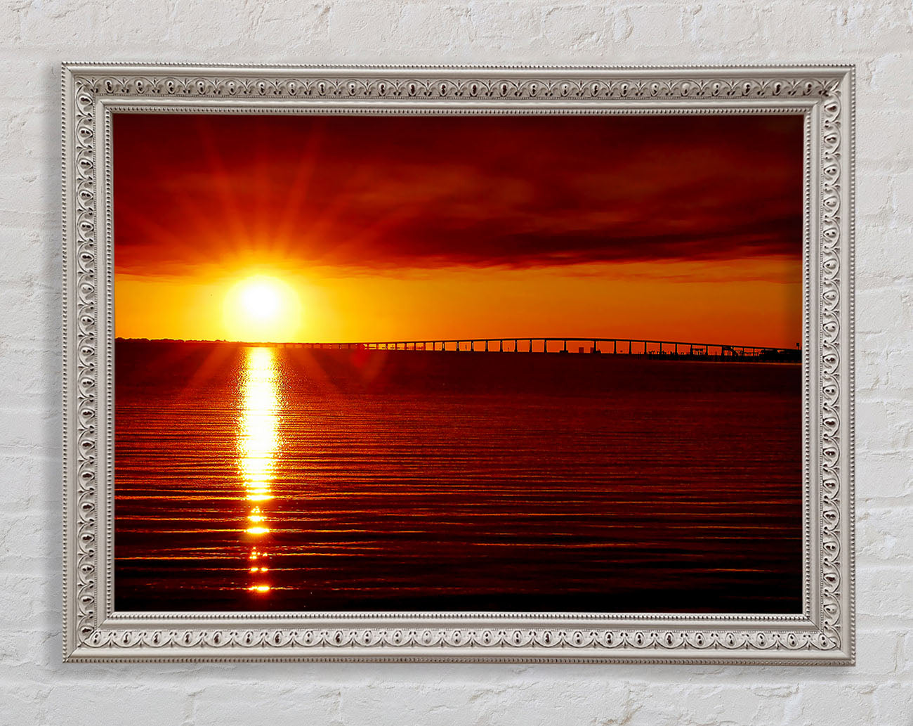 Amazing Sun Rays Framed Wall Art