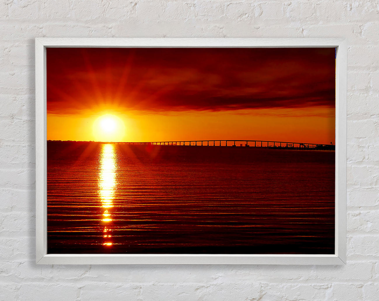 Amazing Sun Rays Framed Wall Art