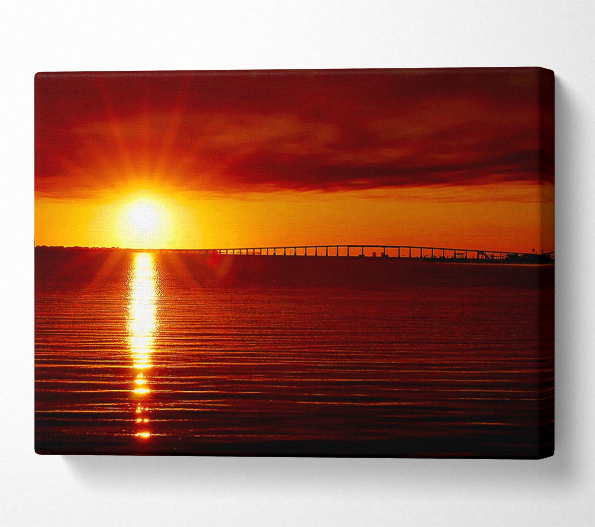 Amazing Sun Rays Canvas Wall Art