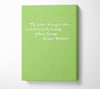 Famous Quote Eleanor Roosevelt The Future Belongs To Those Lime Green Canvas Wall Art