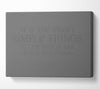 Motivational Quote Laura Wilder It Is The Sweet Simple Things Grey Canvas Wall Art