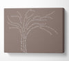 Love Quote The Love Tree Beige Canvas Wall Art