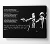Movie Quote Pulp Fiction The Path Of The Righteous Man Canvas Wall Art