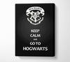 Keep Calm Hogwarts Canvas Wall Art