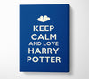 Keep Calm Potter Canvas Wall Art