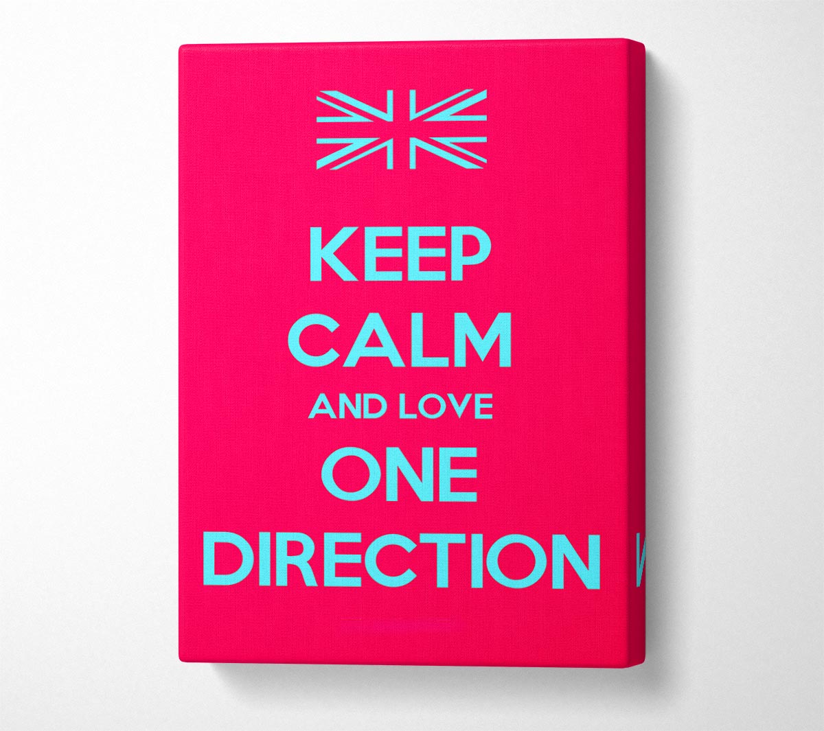 Keep Calm One Direction Canvas Wall Art
