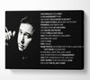 Motivational Quote Bill Hicks The World Is Like A Ride Canvas Wall Art