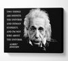 Motivational Quote Albert Einstein The Universe Canvas Wall Art