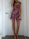Floral Sleeveless Mini Dress