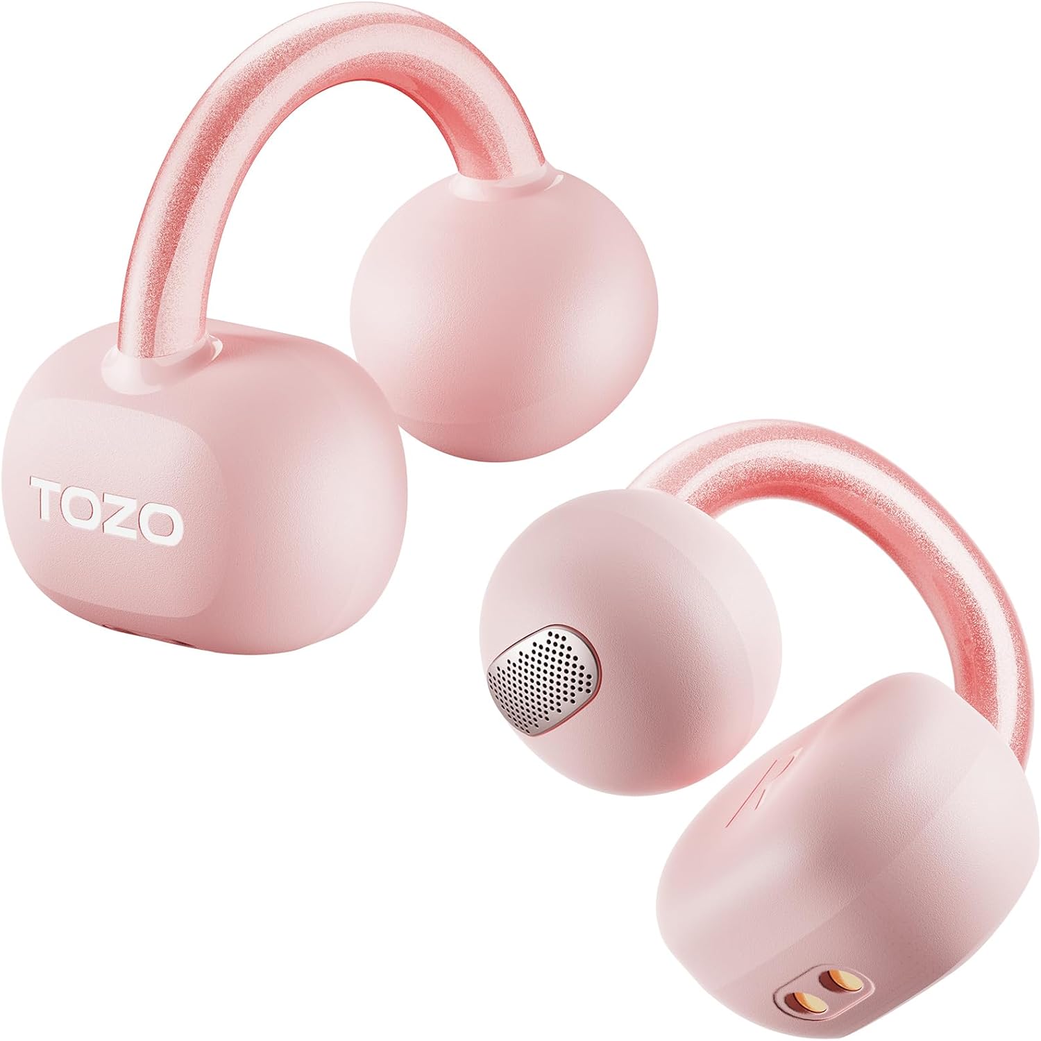 Open Ear Headphones Clip On Wireless Earbuds 40H Playtime Bluetooth TOZO