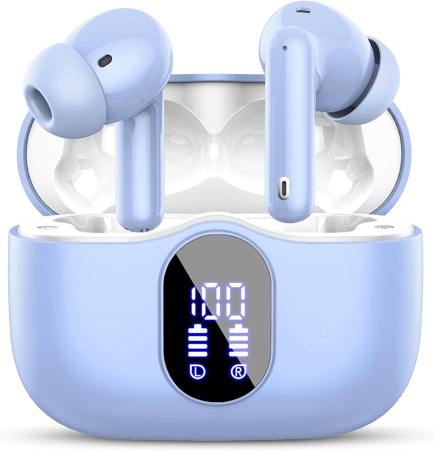 Wireless Earbuds Bluetooth 5.3 Deep Bass 36H Playtime Noise Cancel Btootos